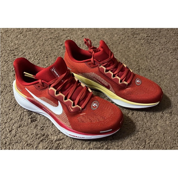 Nike Air Zoom Pegasus 41 San Francisco 49ers Size 8 FZ5070-600 - Picture 1 of 12